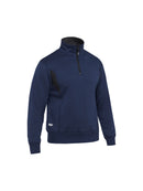 RAWSON TWO-TONE FLEECE 1/4 ZIP SWEATER