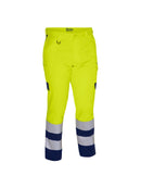 TAPED HI VIS TWO TONE CARGO TROUSERS