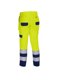 TAPED HI VIS TWO TONE CARGO TROUSERS