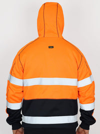 TAPED HI VIS FLEECE HOODIE