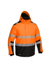 MALCOLM HI VIS RAIN PARKA – Orange / Black (992 / TT09)