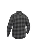 KENT JACKET WITH SHERPA LINING - Charcoal Tiles (862 / CGRY) - BACK