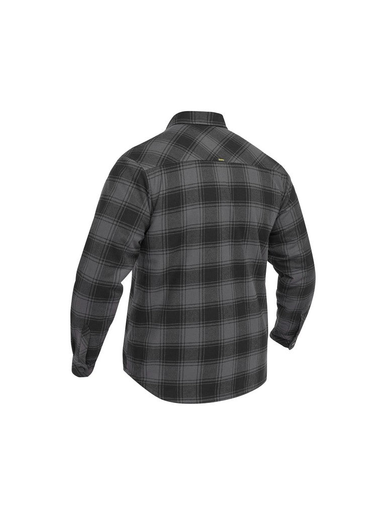 KENT JACKET WITH SHERPA LINING - Charcoal Tiles (862 / CGRY) - BACK
