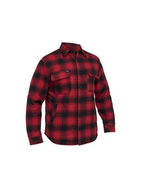 KENT JACKET WITH SHERPA LINING - Red Tiles (550 / CRED) - FRONT