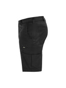 DEKKSON SHORTS MECHANICAL STRETCH CARGO SHORTS - Black (200 / BBLK) - SIDE VIEW (LEFT)