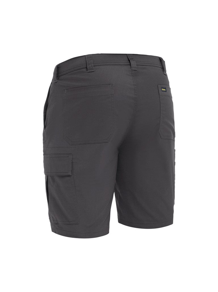 DEKKSON SHORTS MECHANICAL STRETCH CARGO SHORTS - Grey (800 / BGRY) - BACK