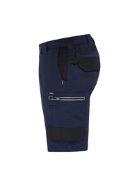 OLIVER TWO-TONE SHORTS CARGO SHORTS MECHANICAL STRETCH - Navy (346 / BPCT) - SIDE VIEW (LEFT)