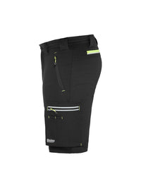 RIORDAN SHORTS 4-WAY STRETCH SHORTS - Black (200 / BBLK) - SIDE VIEW (LEFT)